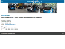 Tablet Screenshot of carrosserie-feller.ch